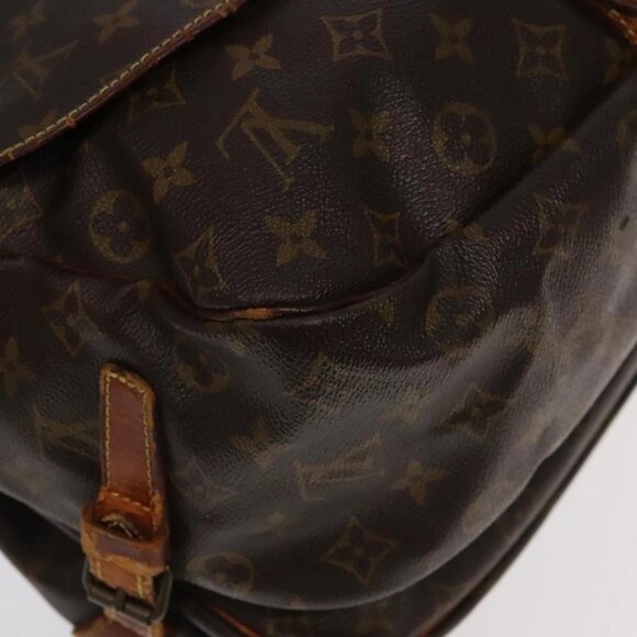 LOUIS VUITTON Monogram Saumur 35 Shoulder Bag M42254 LV Auth am7208 - Picture 4 of 16